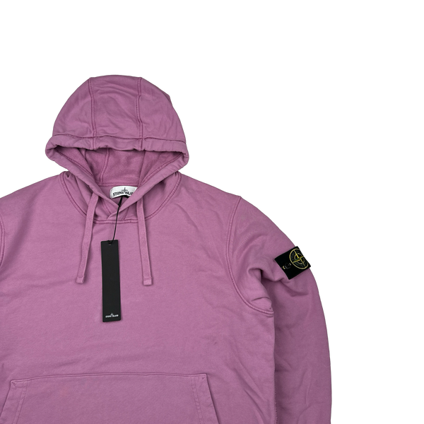 Stone Island 2020 2020 Pink Cotton Pullover Hoodie - XL