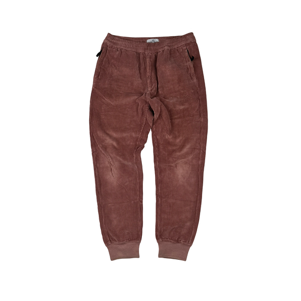 Stone Island Bordeaux  Corduroy Joggers - Medium