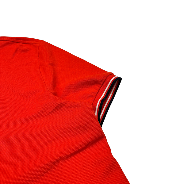 Prada Red Cotton Polo Shirt - Large