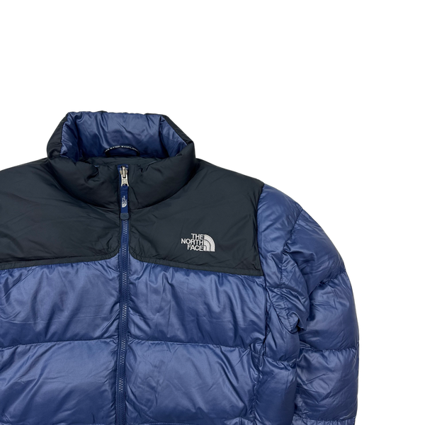 North Face Navy 700 Fill Nuptse Puffer Jacket - Large