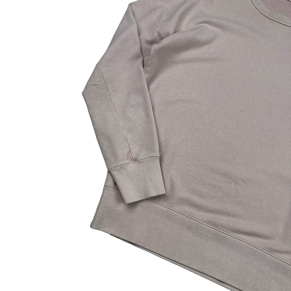 Ten C Logo Light Pink Crewneck Jumper - Large