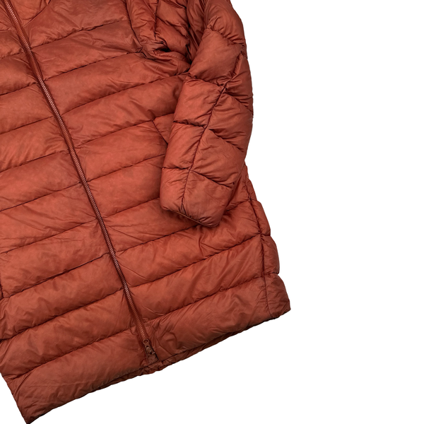 Arcteryx Orange Piedmont Down Parka Hooded Puffer Jacket - Medium