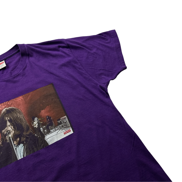 Supreme Purple Band T Shirt - XL