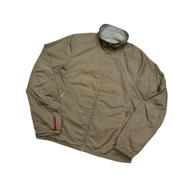 Prada Beige/Camel Reversible Jacket - Large