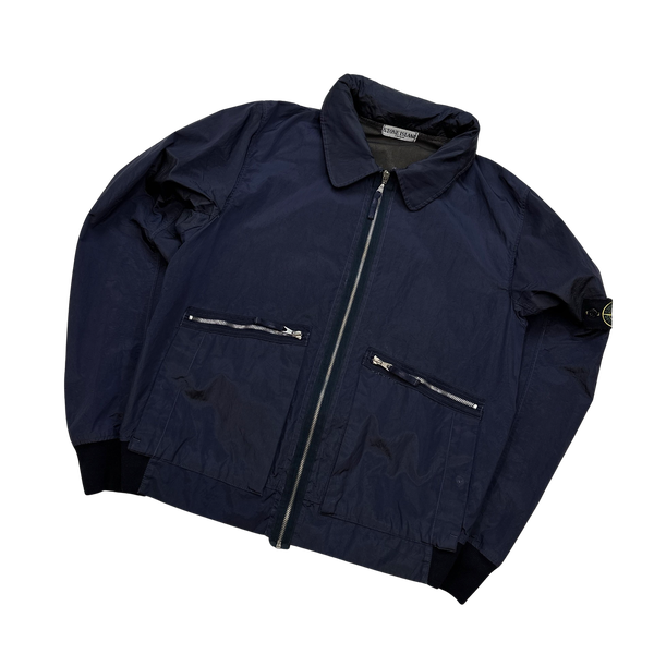 Stone island nylon on sale metal bomber jacket