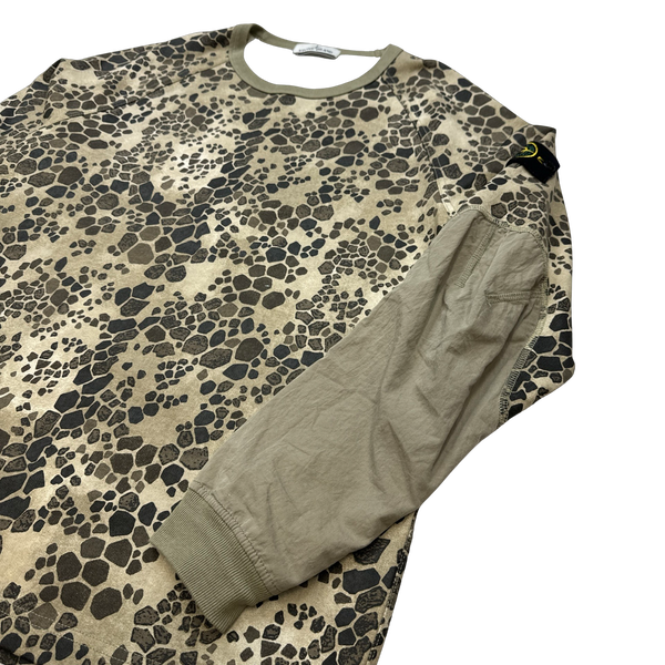 Stone island alligator camo jumper online