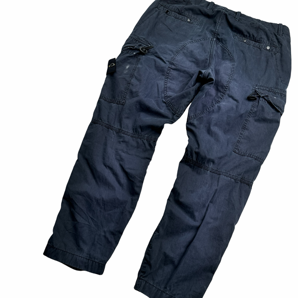 Stone Island 2015 Navy RE T Cargo Trousers - Medium