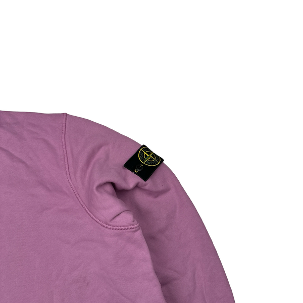 Stone Island 2020 2020 Pink Cotton Pullover Hoodie - XL