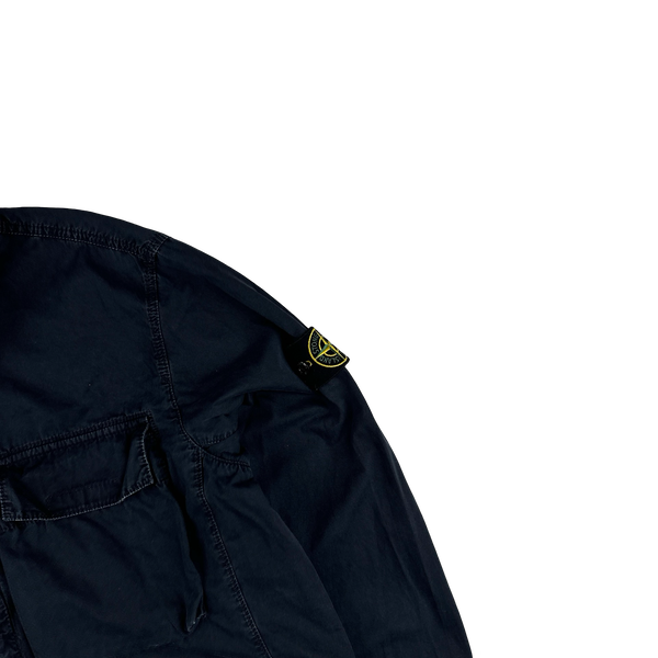 Stone Island 2022 Navy Double Pocket Overshirt - Medium