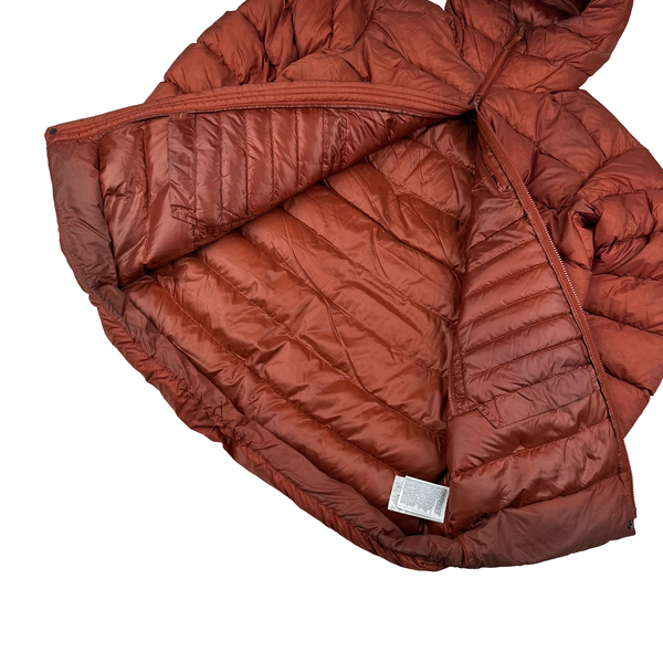 Arcteryx Orange Piedmont Down Parka Hooded Puffer Jacket - Medium