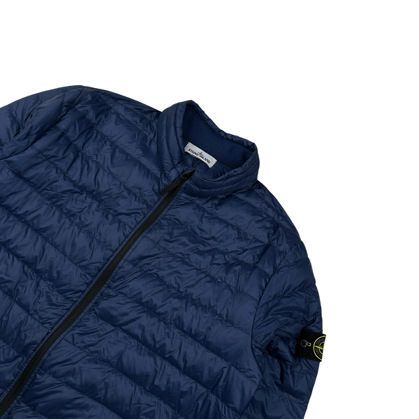 Strone Island 2015 Blue Micro Rip Stop 7 Den/Down Jacket - XXL