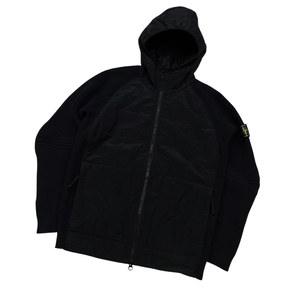 Stone Island Nylon Metal Knitted Jacket - Large