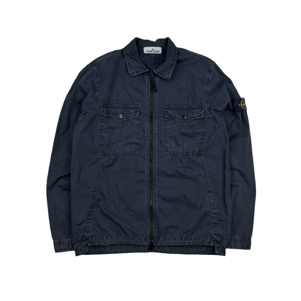 Stone island garment dyed overshirt deals