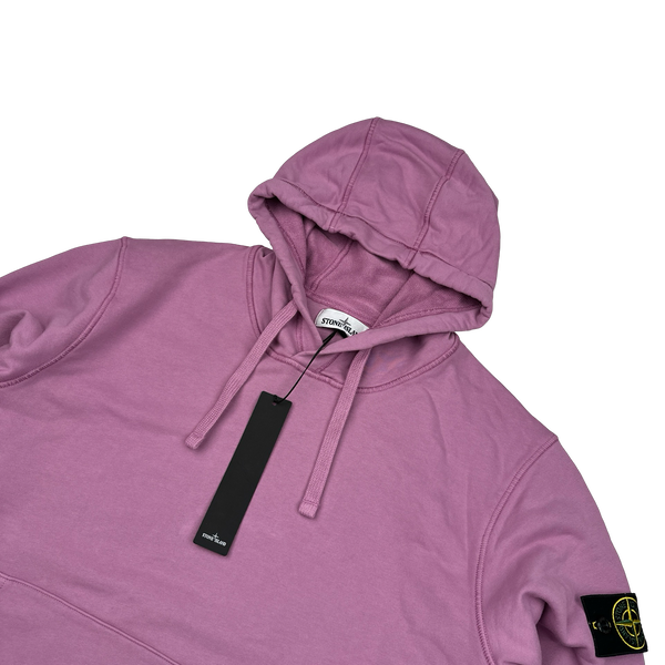 Stone Island 2020 2020 Pink Cotton Pullover Hoodie - XL