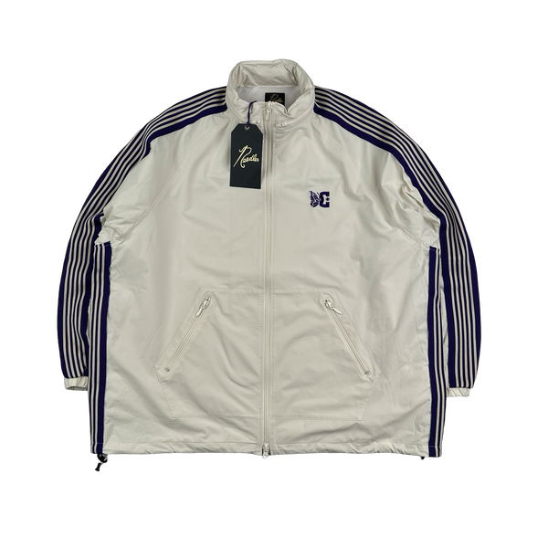 Needles X DC White/Purple Butterfly Nylon Jacket - Medium