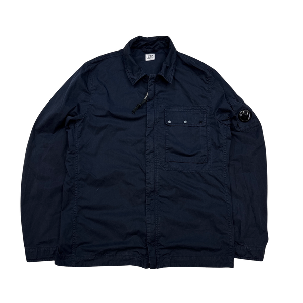CP Company Navy Overshirt Large Mat s Island