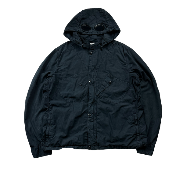 CP Company Navy Cotton Goggle Hoodie XXL Mat s Island