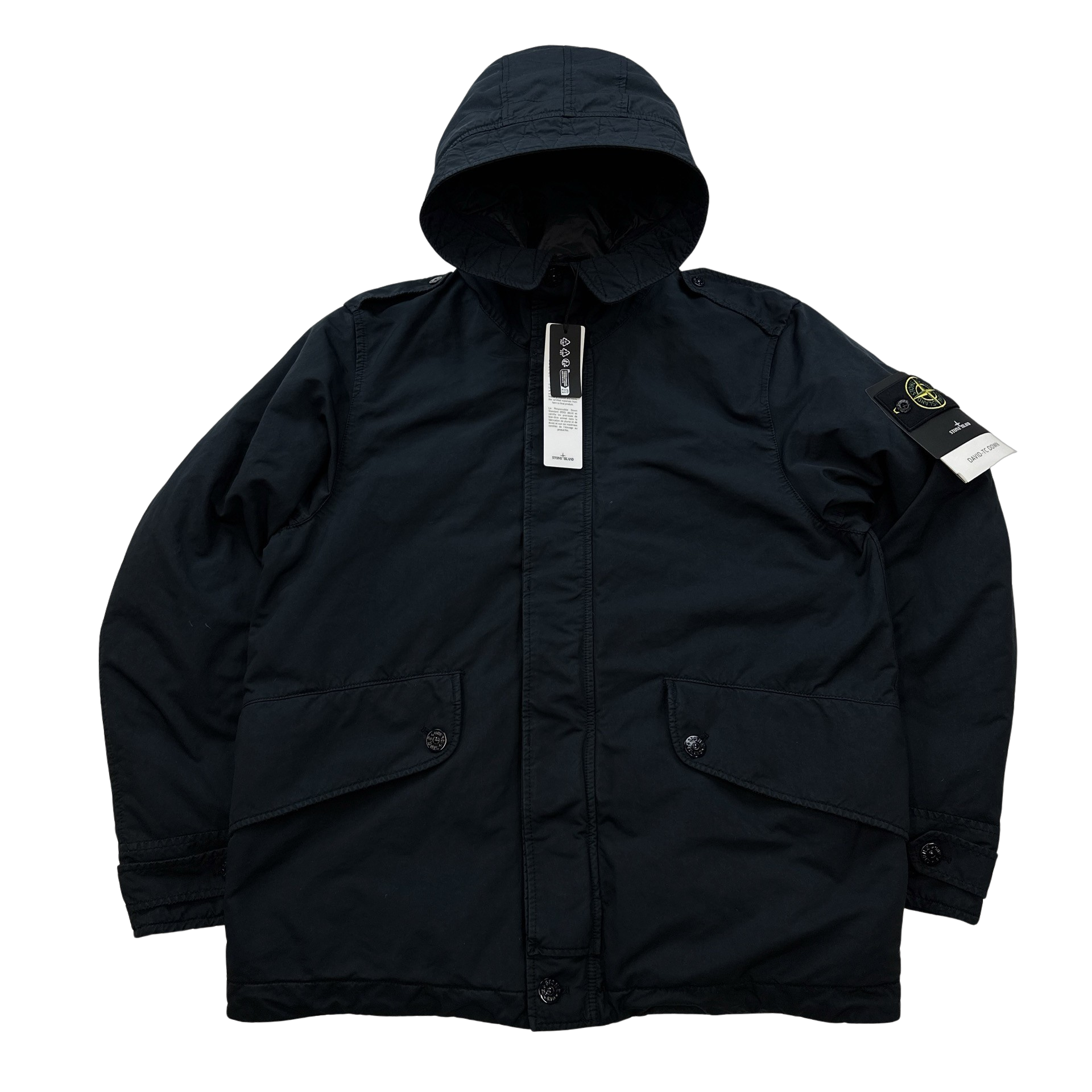 Stone island david store tc hooded jacket