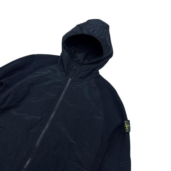 Stone Island Nylon Metal Knitted Jacket - Large