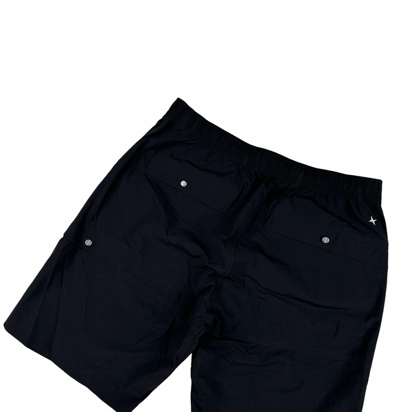 Stone Island 2024 Stellina RE Fit Black Shorts - Large