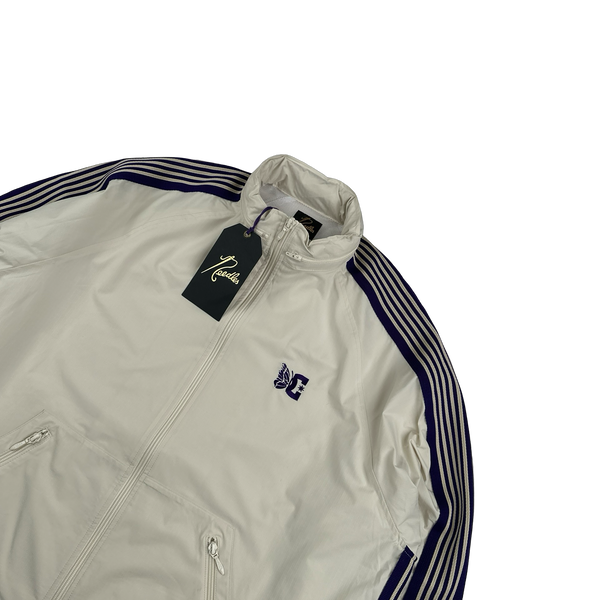 Needles X DC White/Purple Butterfly Nylon Jacket - Medium