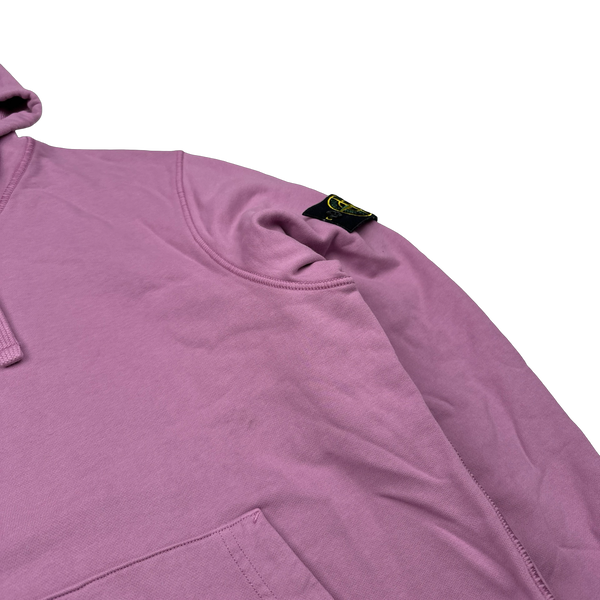 Stone Island 2020 2020 Pink Cotton Pullover Hoodie - XL