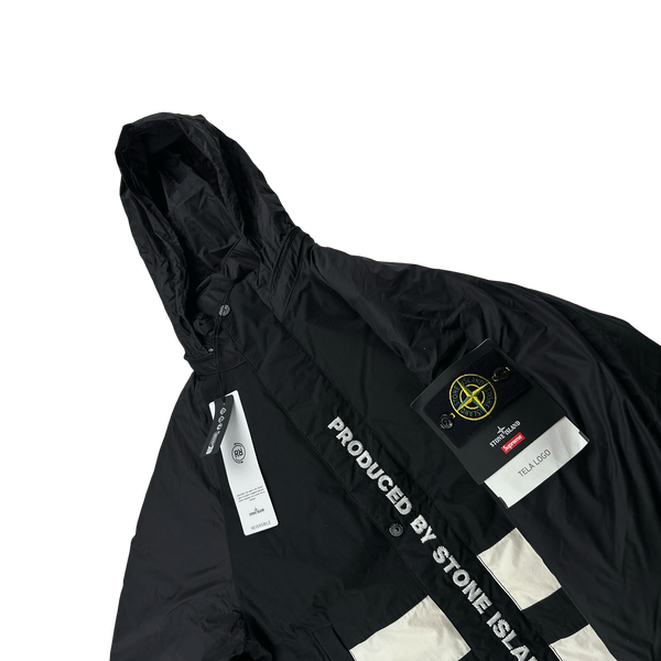 Stone Island x Supreme 2023 Tela Logo Reversible Down Puffer Jacket - Small