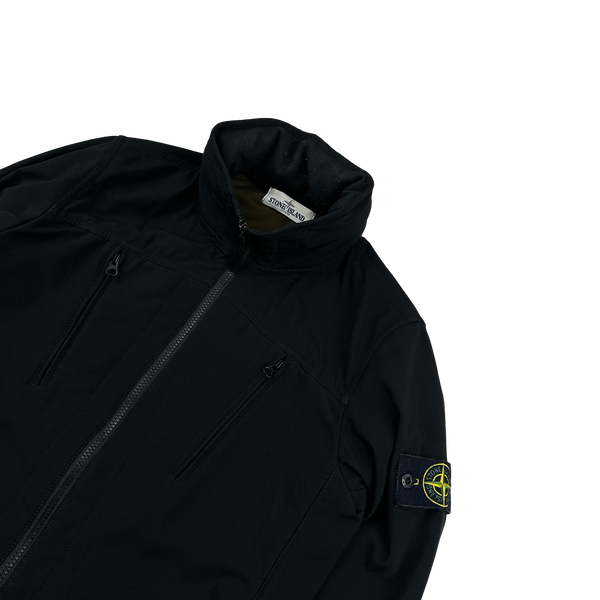 Stone Island Black Light Soft Shell R Jacket - Small