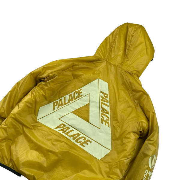 Palace Yellow Spellout Pertex Quantum Jacket - Medium