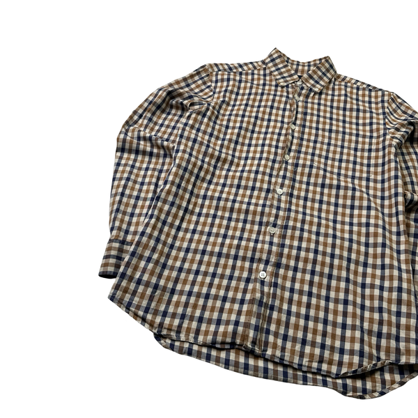 Aquascutum Checked Shirt - Small