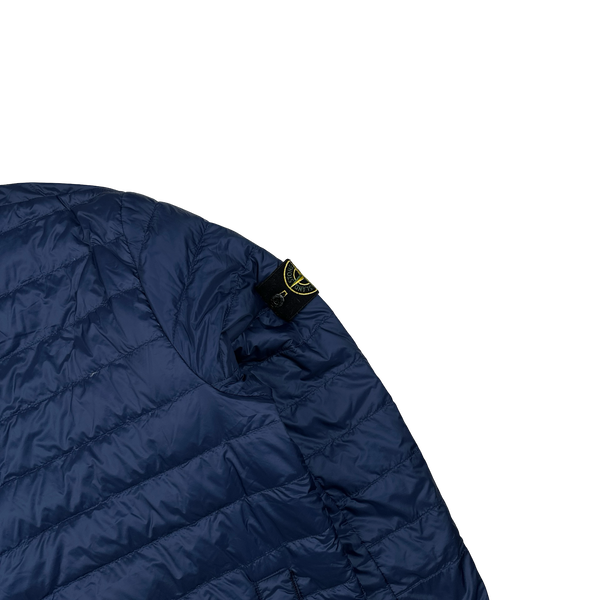 Strone Island 2015 Blue Micro Rip Stop 7 Den/Down Jacket - XXL