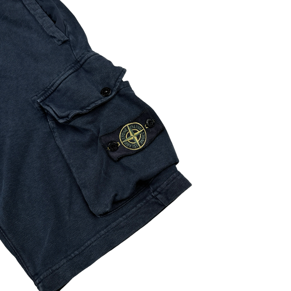 Stone Island 2019 Navy Cotton Shorts - Medium