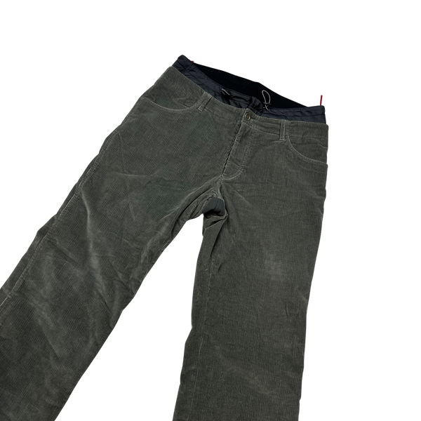 Prada Corduroy Baggy Fit Ski Trousers - 36"