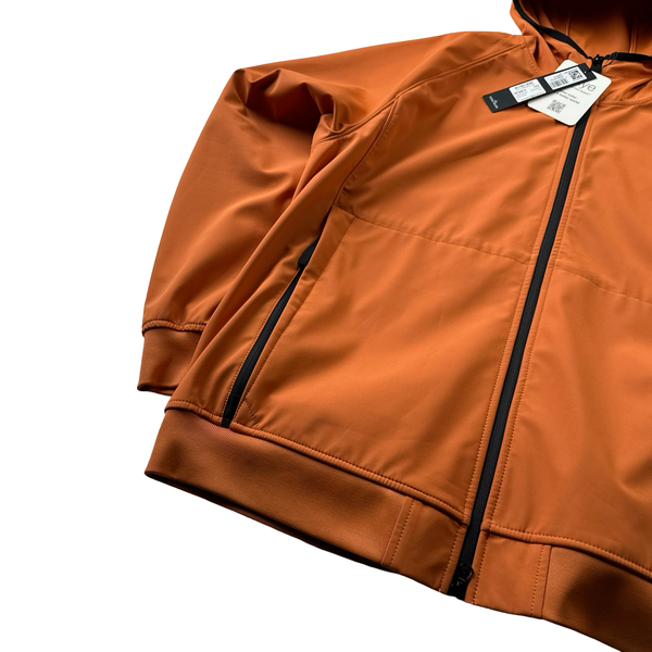 Stone Island 2023 Orange Light Soft Shell R eDye Technology Jacket XXL