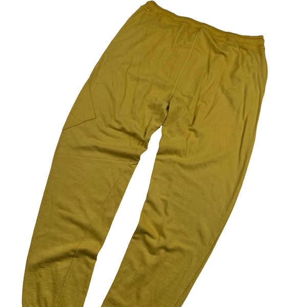 CP Company Yellow RE-Colour Spellout Joggers - XXL