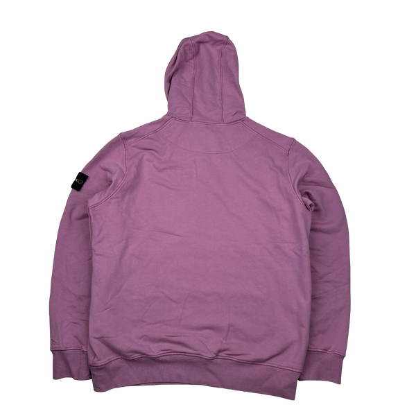 Stone Island 2020 2020 Pink Cotton Pullover Hoodie - XL