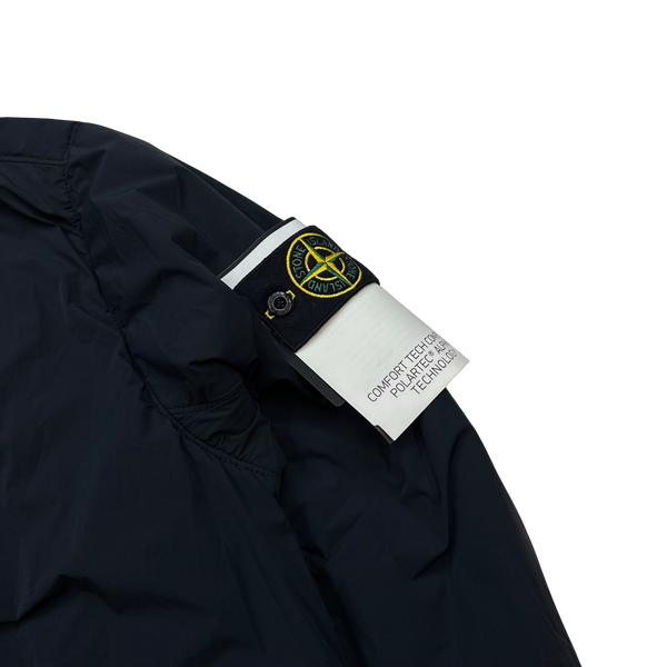 Stone Island 2021 Black Comfort Tech Composite Jacket Pullover - Large ...