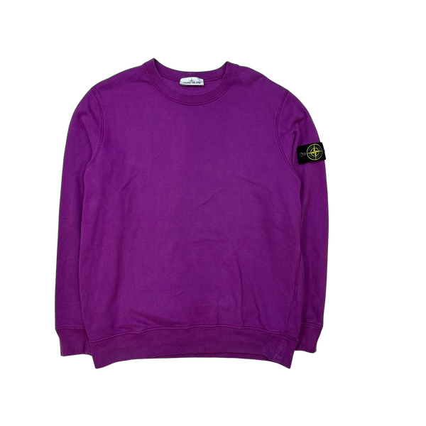 Stone island clearance magenta sweatshirt