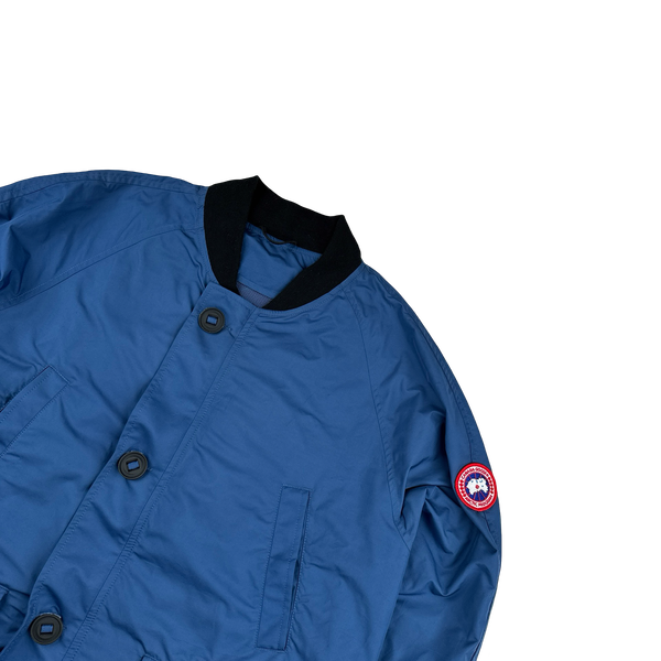 Canada Goose Blue Faber Bomber Jacket - Large