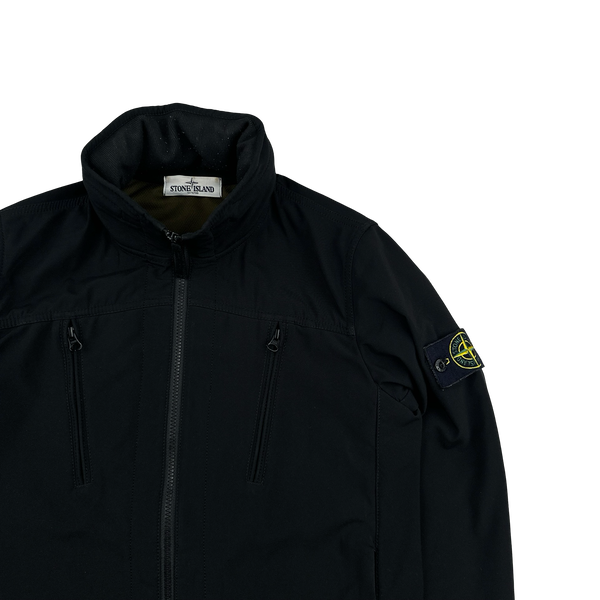 Stone Island Black Light Soft Shell R Jacket - Small