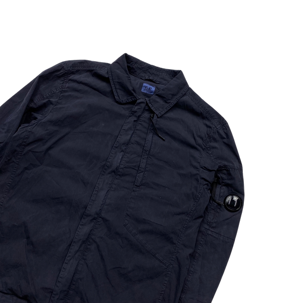Cp company navy overshirt deals