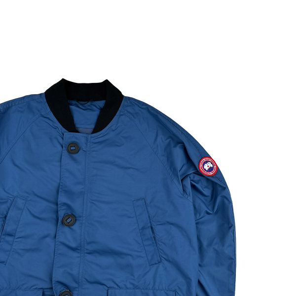 Canada Goose Blue Faber Bomber Jacket - Large