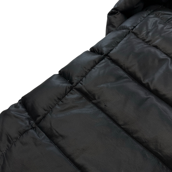North Face Black 700 Fill Hooded Down Puffer Jacket - Large