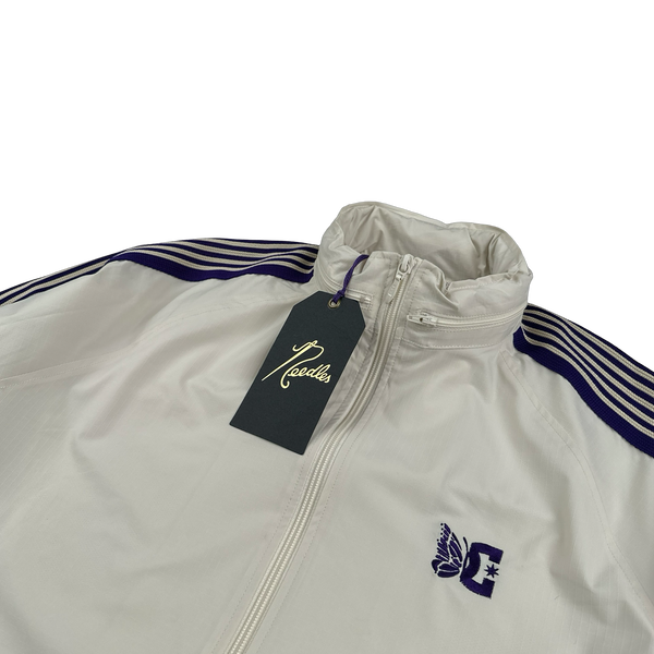 Needles X DC White/Purple Butterfly Nylon Jacket - Medium