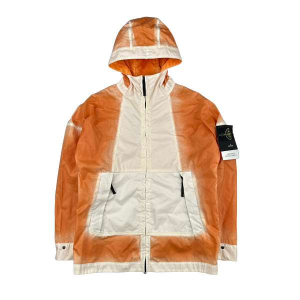 Stone Island 2023 Hand Sprayed Mussola Gommata TC Jacket - Small