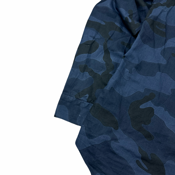 Valentino Blue Multi Camo Shirt - XL