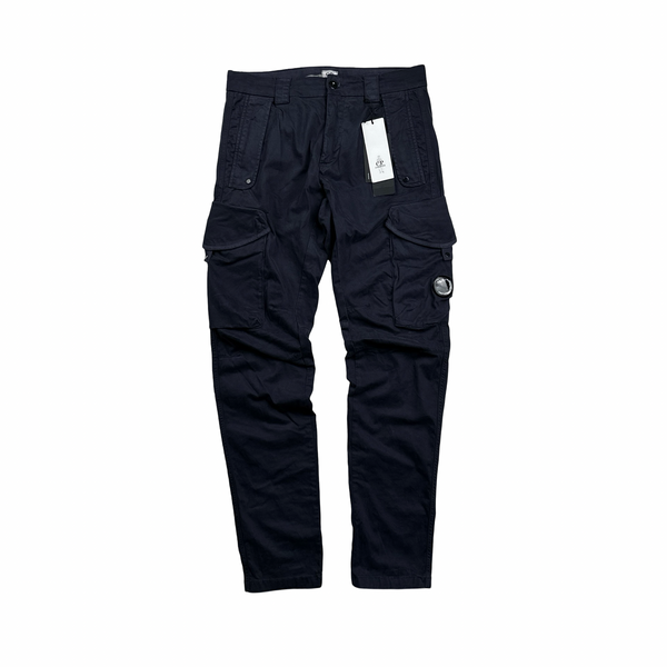 CP Company Navy Ergonomic Cargo Trousers - Small