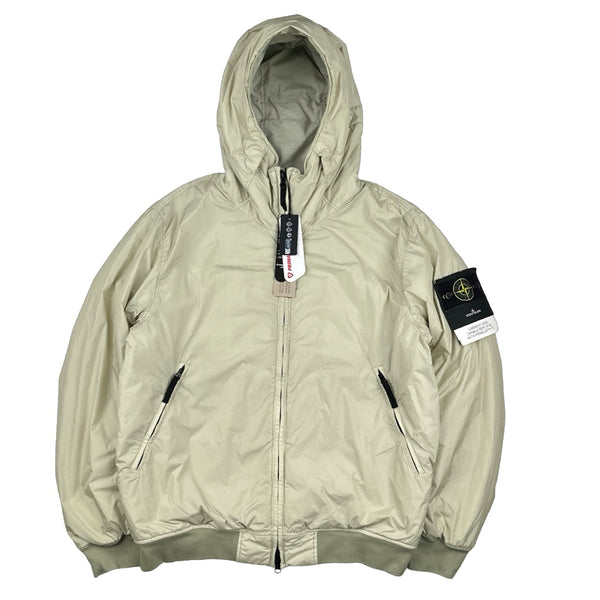 Stone Island 2024 Tan Crinkle R-NY Primaloft Jacket - Large