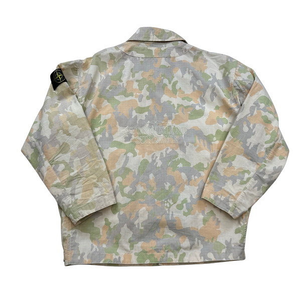 Supreme X Stone Island Reactive Ice Camo Ripstop Jacket - Medium