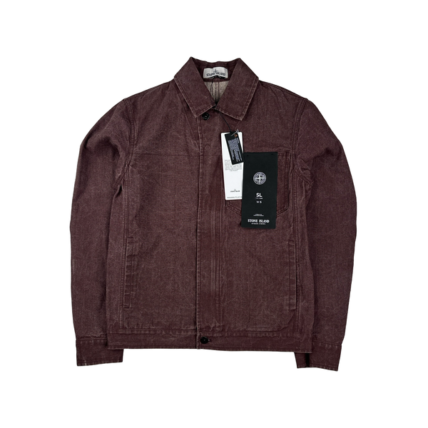 Stone Island Panama Placcato Jacket - Small